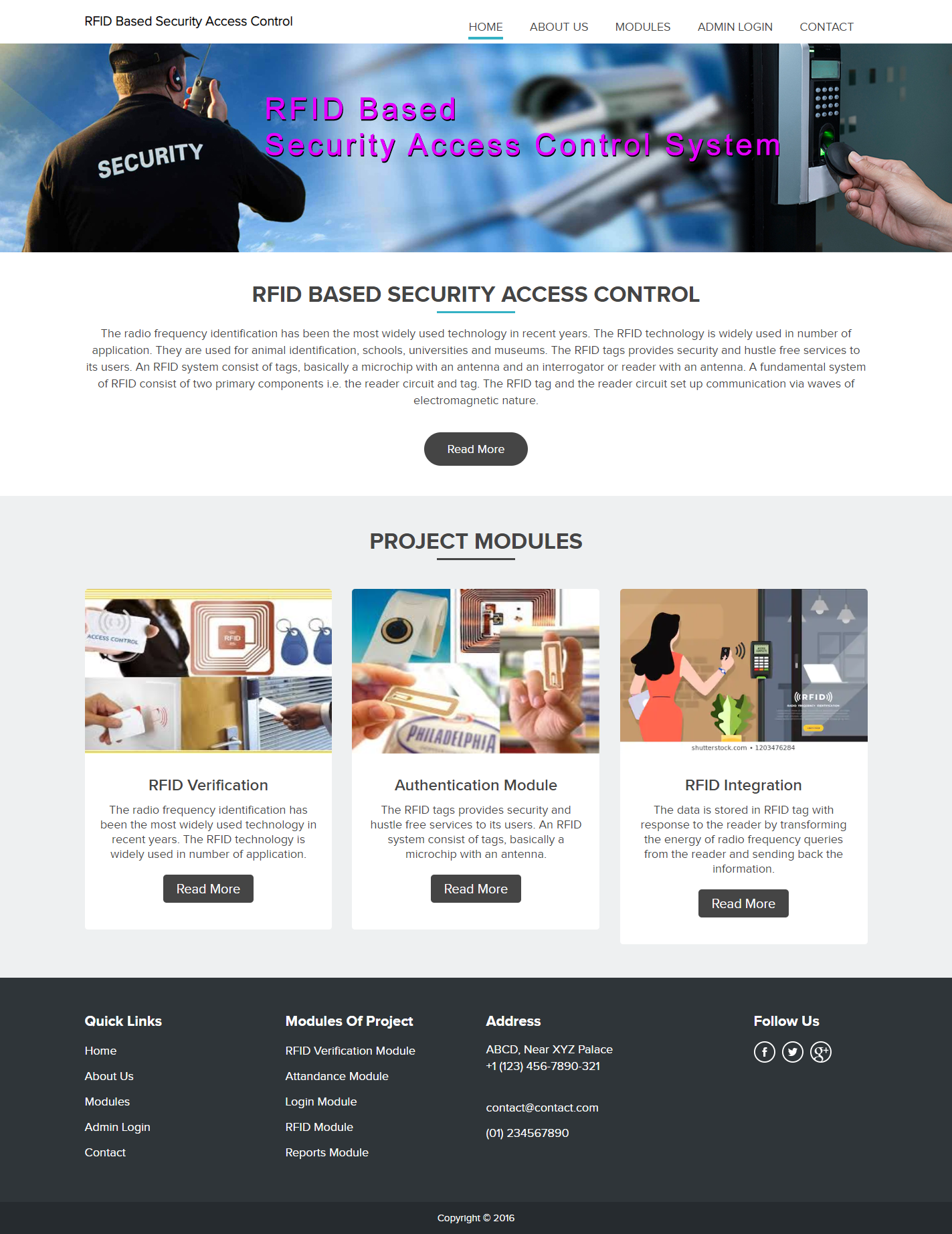 RFID Based Security Access Control System using Python Machine Learning